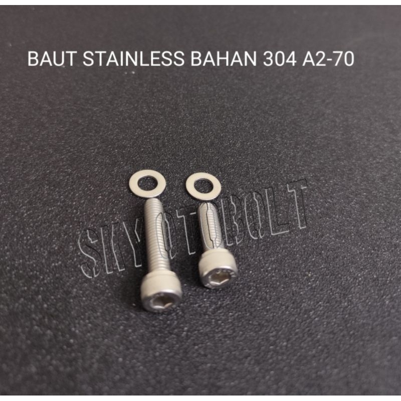 BAUT L STAINLESS SELAHAN & SHOCK BELAKANG BEAT SCOOPY SPACY VARIO