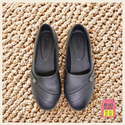 GAL 153 - HANNA FLATSHOES | BIG SIZE | Sepatu Pantofel Wanita Ukuran Jumbo 41 42 43 44 45