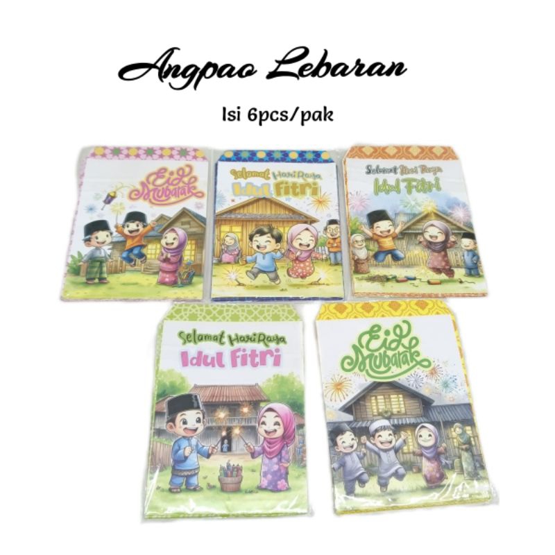 

Angpao Lebaran isi 6pcs/pak