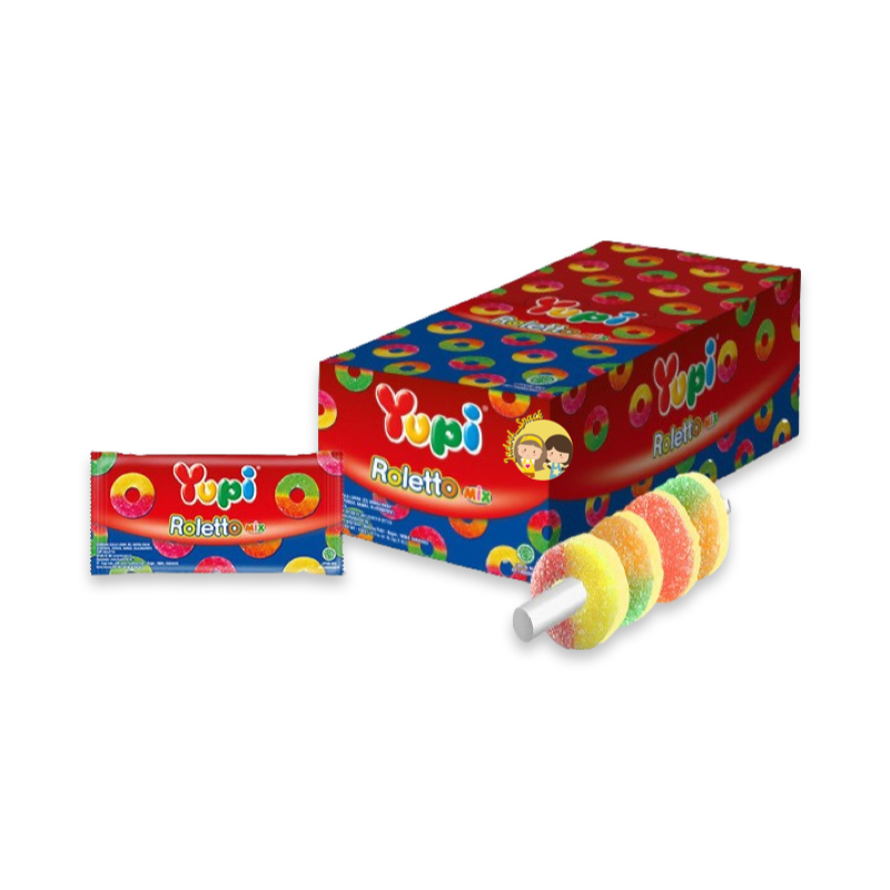 

YUPI ROLETTO mix 12x13,2gram Box