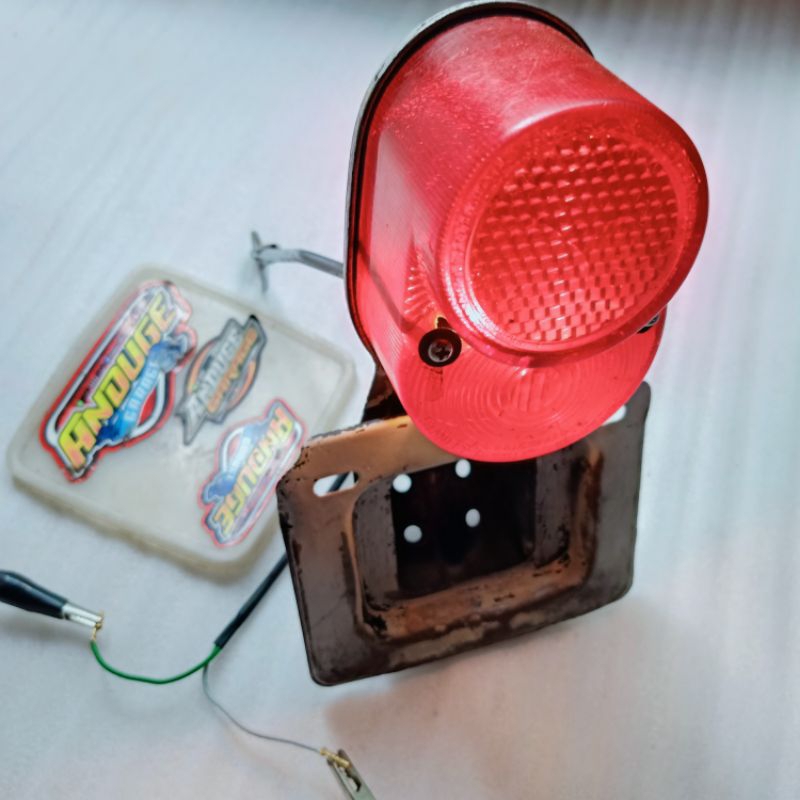 mika kaca lampu stoplamp belakang Yamaha YL1 YL3 YL 1 3 Oryginal second bekas