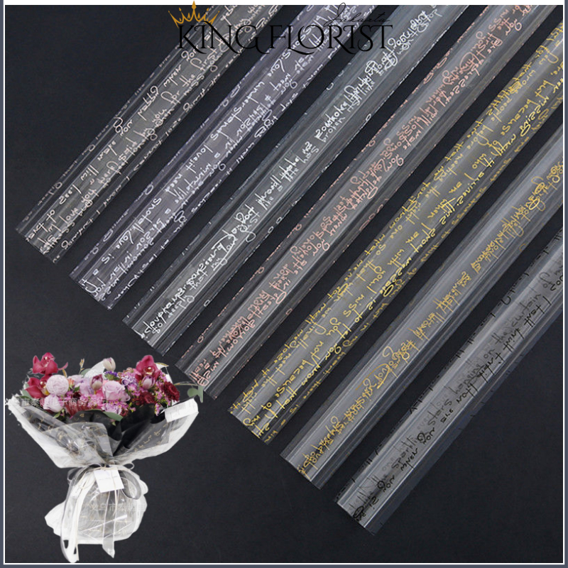 

Flower Wrapping Paper Plastik Kertas Buket Bunga Cellophane 6190