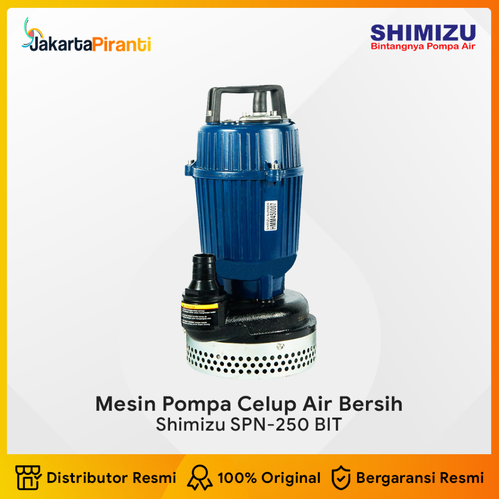 Pompa Celup/Kolam/Sumersible Pump SHIMIZU SPN-250 BIT | Mesin Pompa Celup Air Bersih Shimizu SPN 250