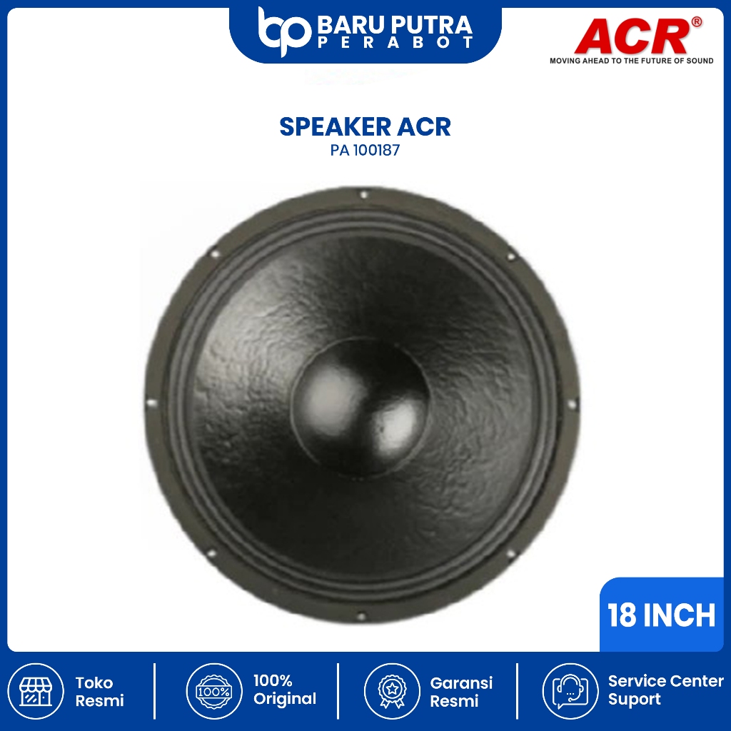 ACR Speaker Subwoofer 18” PA 100187 Fabulous