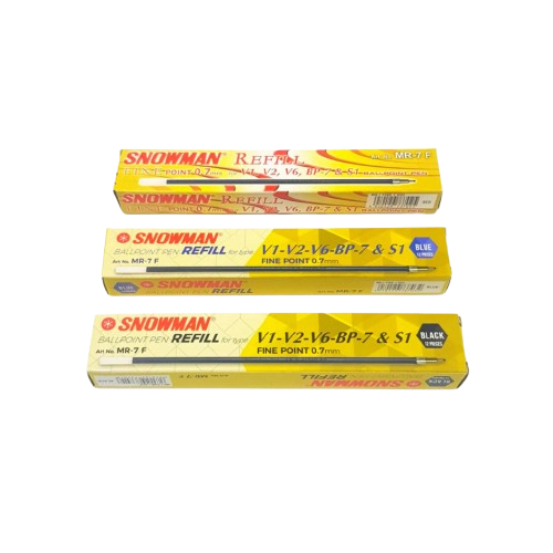 

(PACK) SNOWMAN Refill Ballpoint V-1/V-2 / REFILL Ballpoint Bolpen Pulpen Snowman V1 V2