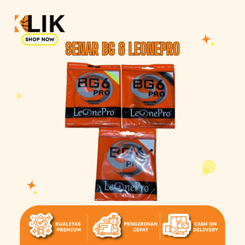 Senar Badminton - Senar raket LEONEPRO BG 6 PRO Original