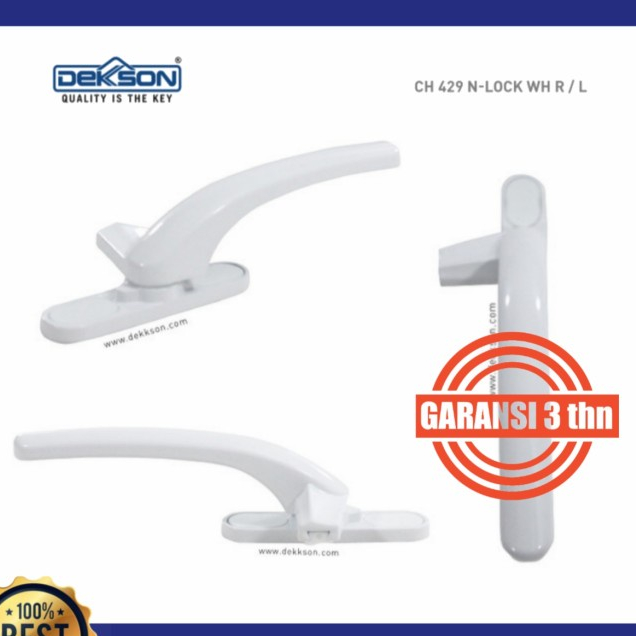 

Handle Jendela/Rambuncis dekkson CH 429 NON-LOCK R/L WH