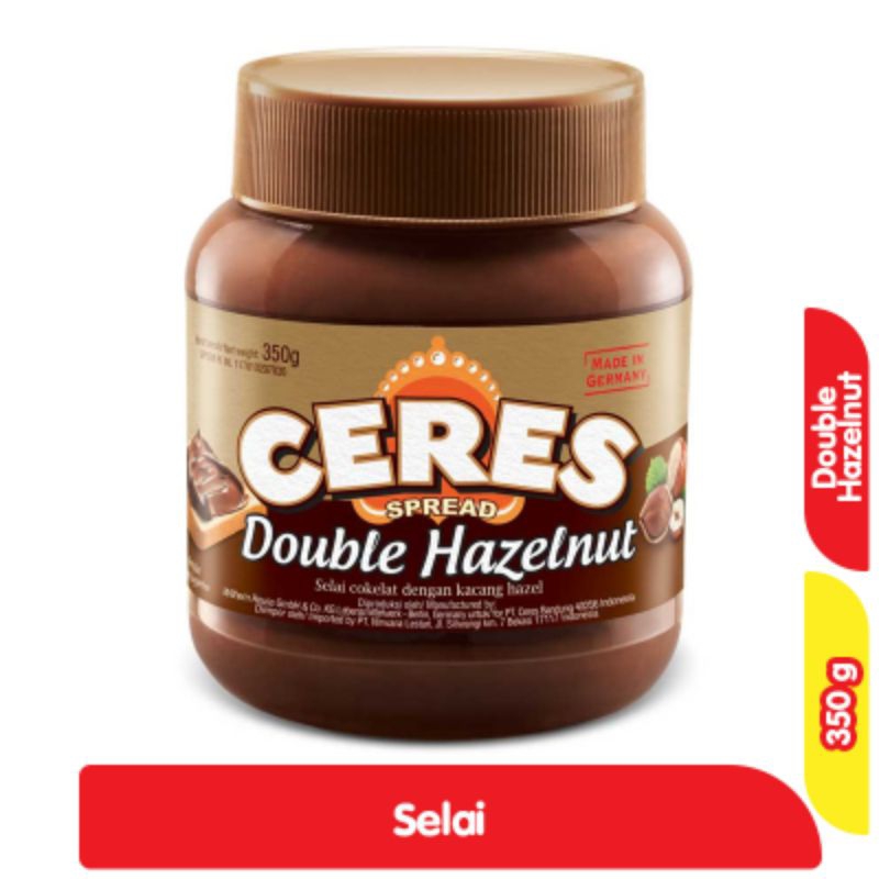 

Ceres Spread Selai Choco Double Hazelnut 350 g