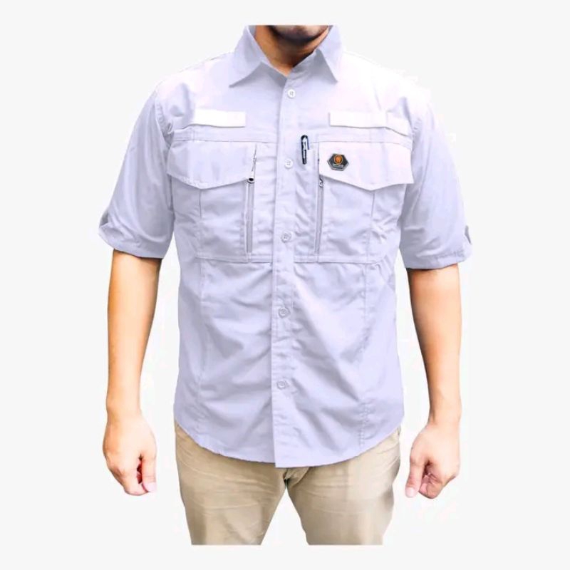 Kemeja W tac seragam tactical baju pdh kerja lapangan kantor pria