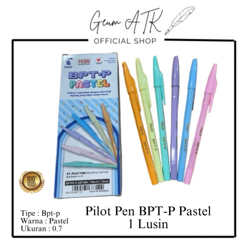 

BPT-P PASTEL 1 PACK/12 PCS