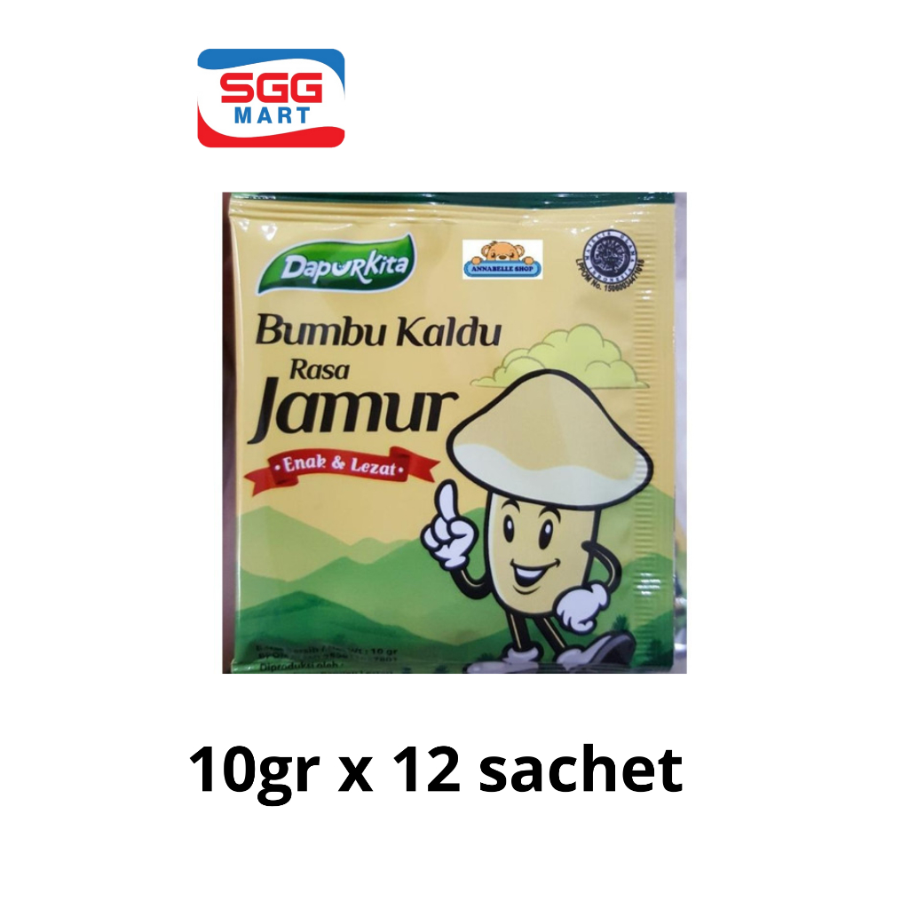 

Dapur Kita Bumbu Kaldu Rasa Jamur 10gr x 12 sachet [1 renteng]