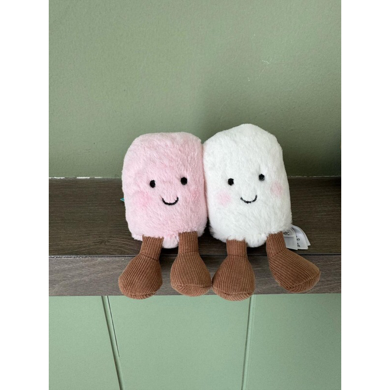 jellycat marsmallow bagcharm NWT