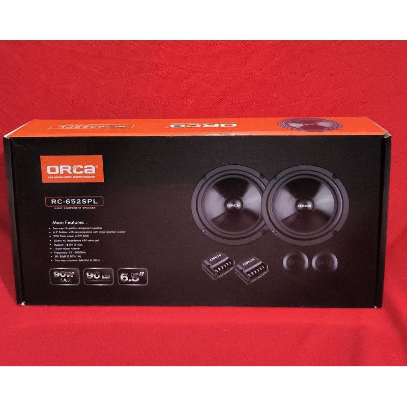 Speaker Split Orca RC 652 SPL - Split Orca 2 Way Component ORCa RC 652