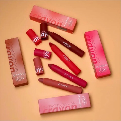 (READY STOCK) O.TWO.O Otwoo Velvet Matte Crayon Lipstik SC051
