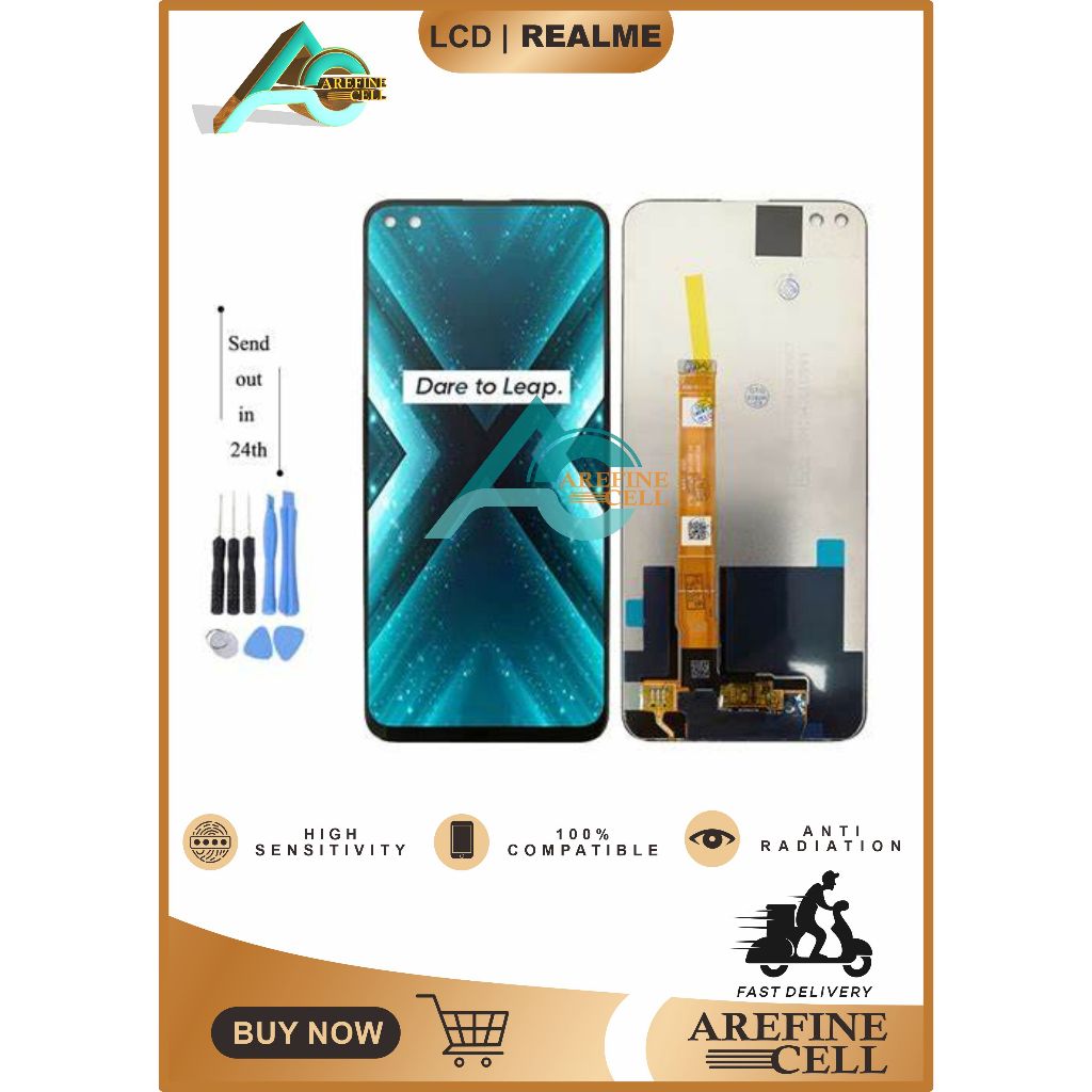 LCD TOUCHSCREEN OPPO REALME X3 / REALME X3 SUPERZOOM / REALME X50 5G FULLSET ORIGINAL