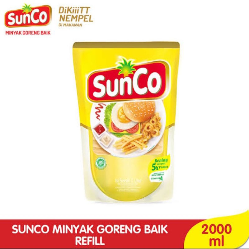 

Minyak goreng Sunco 2 Ltr