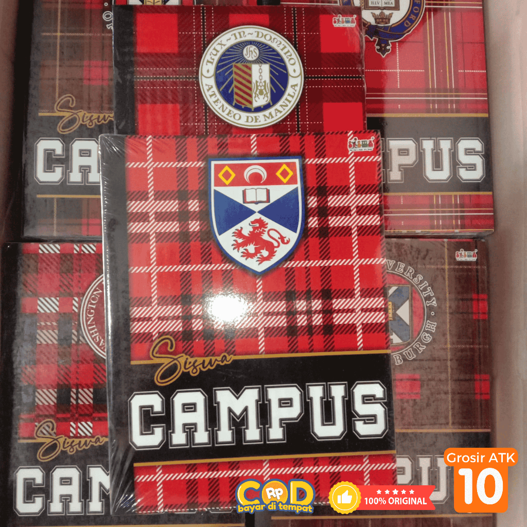

(1 PACK/10 PCS) BUKU TULIS SISWA CAMPUS 38 LEMBAR