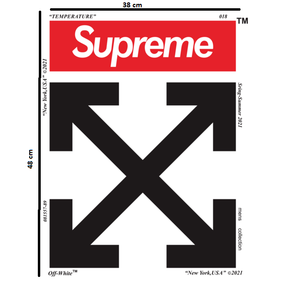 

Jasa Print Sticker Sablon DTF Gambar Keren Motif Supreme