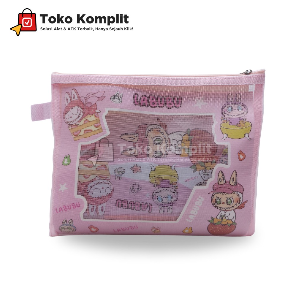 

Komplit - Study set LABUBU 6027 / set alat tulis paket stationery anak sekolah 7 in 1 pensil penggaris hapusan rautan / hampers ultah ulang tahun / souvenir