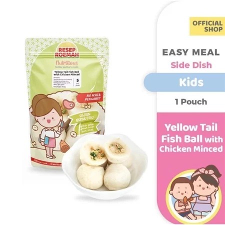 

Resep Roemah 1 PORSI Hiwan Ikan isi Ayam Cincang / Yellow Tail Fish Ball