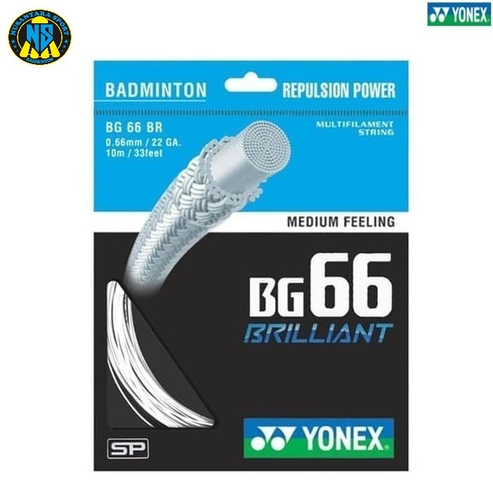 Senar Badminton Yonex BG 66 / BG-66 / BG 66 Brilliant SP