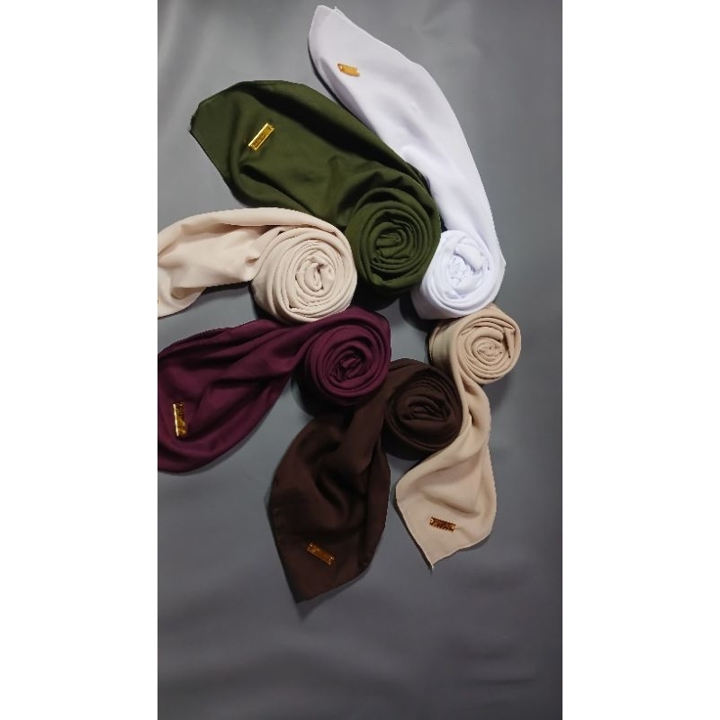 Kho_dijah hijab - Voila Scraf ( Hijab Segiempat Voila Premium voila scraf polos )