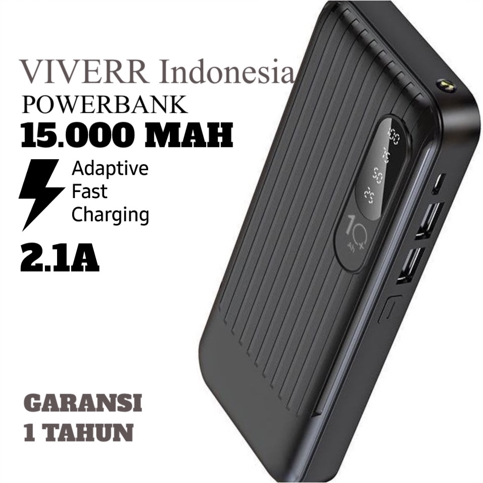 JOTTA Powerbank type JT 31 kapasitas 15.000 mah garansi 1tahun universal For handphone xiomi ,samsun