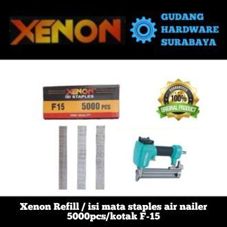 

Xenon Refill / isi mata staples air nailer 5000pcs/kotak F-15