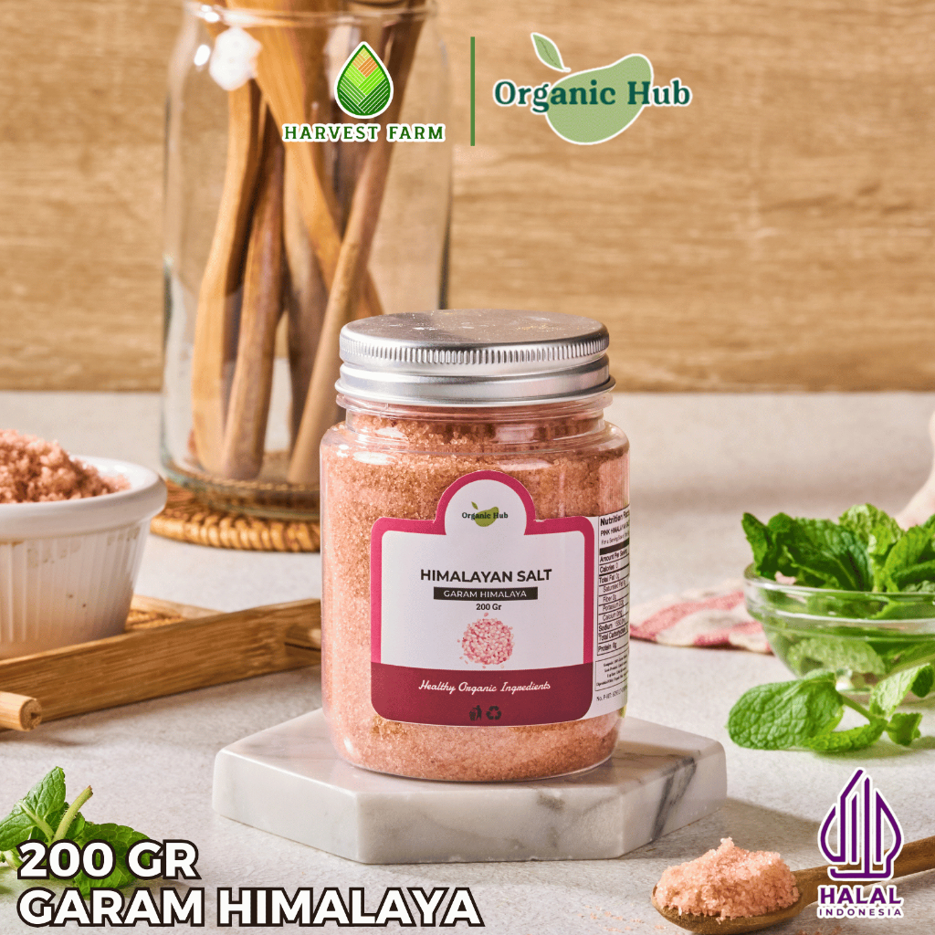 

Organic Hub Garam Himalaya Quality Premium 100% Original Untuk MPASI Pure Murni Pink Sea Salt 200 gr