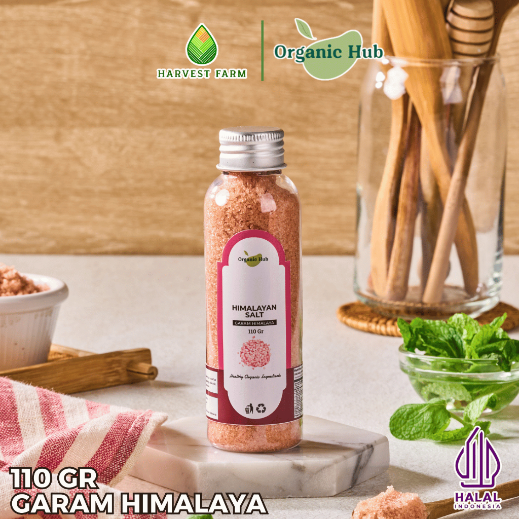 

Organic Hub Himalayan Salt Premium Organik 100% Original Pure Murni Garam Himalaya 110 gr