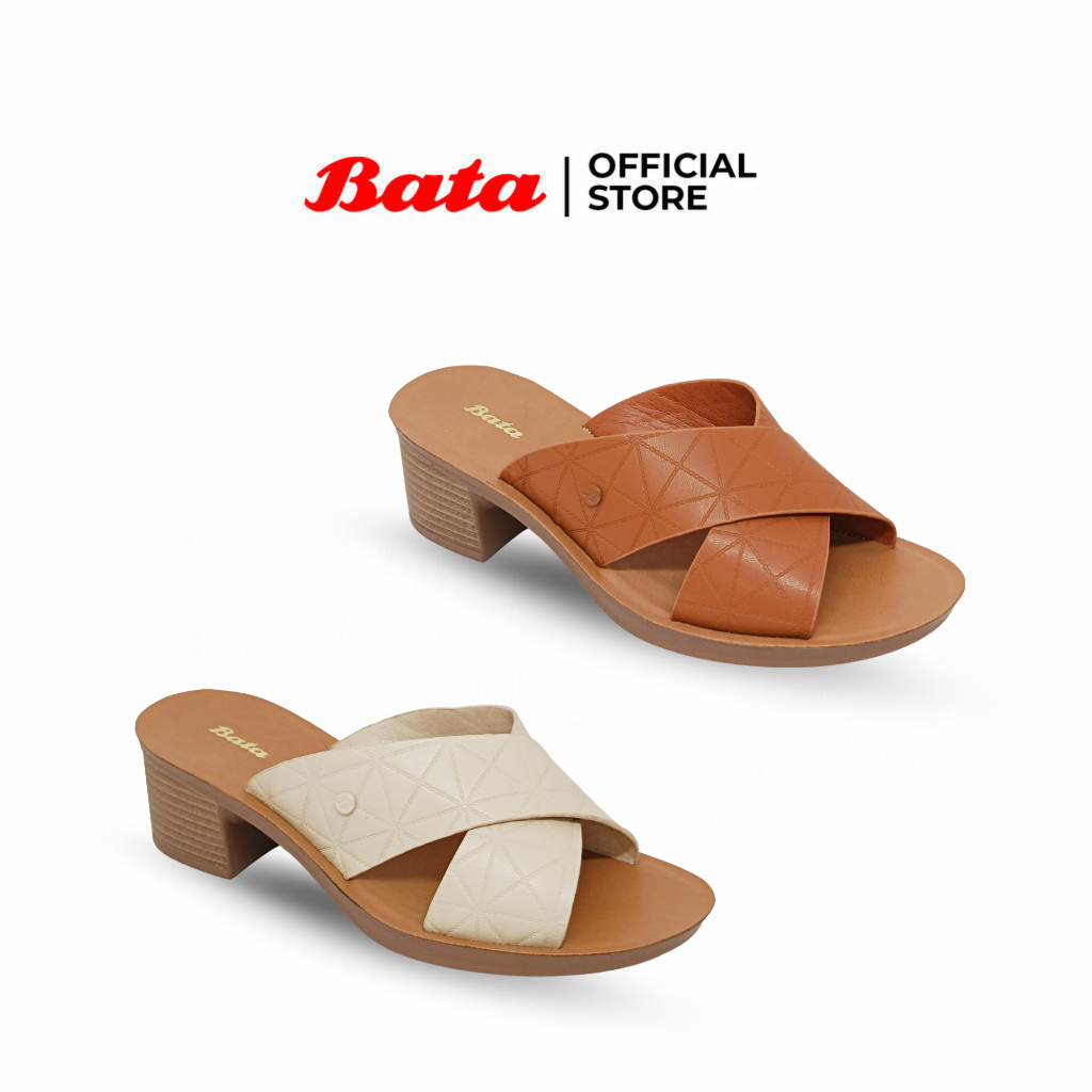 BATA - PECKY "Comfort Cushion" Sandal Heels Wanita