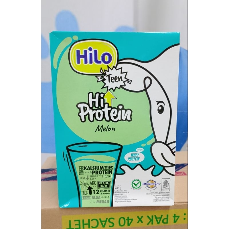 

Hilo Teen Hi Protein Melon 400gr Susu dengan 11g protein /saji untuk nabung kekuatan otot dari Sekarang