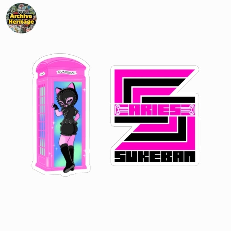 

sticker Aries Arise Sukeban japanese girls movement clothing streetwear stiker