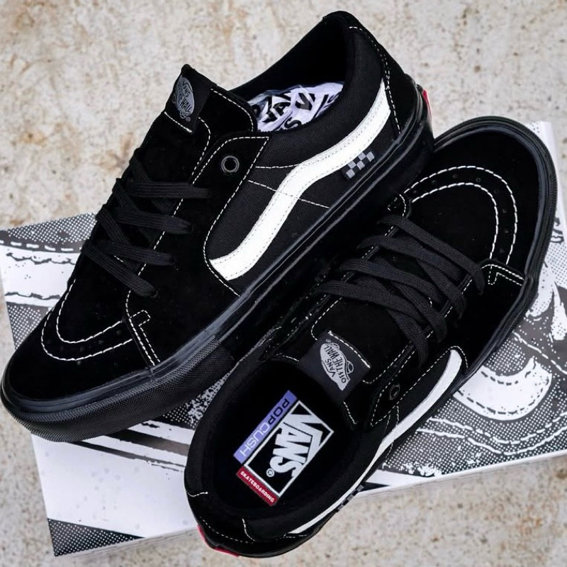 V Sk 8 Low Pro Skate Black Marshmallow Original