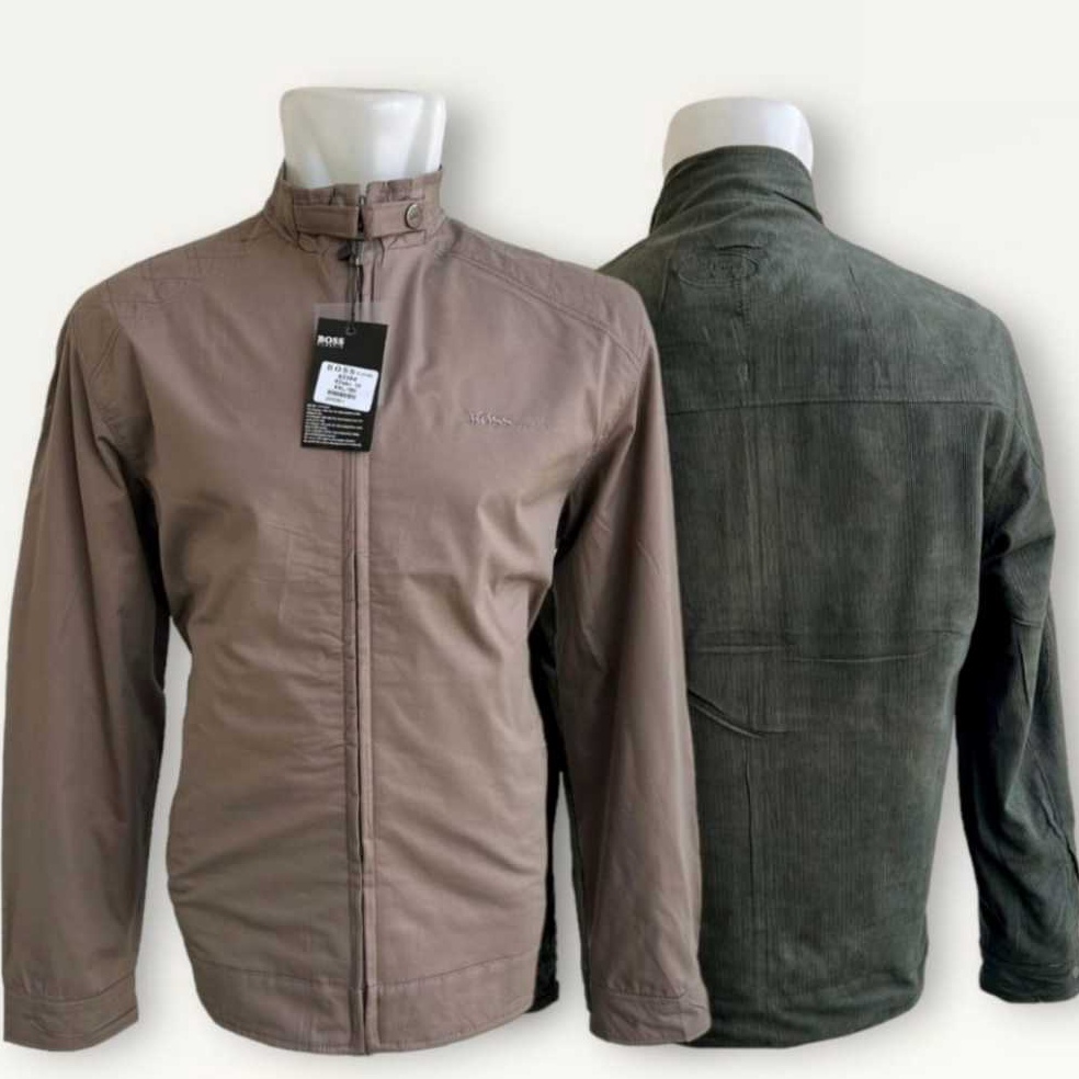 Tren Kekinian Jaket katun pria import  jaket pria bolak balik import jumbo XL  XXXXXL  jaket pria im