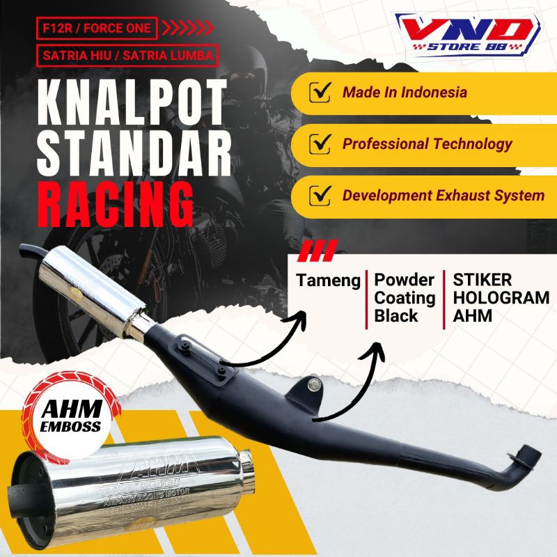 KNALPOT FIZ R FIZR AHM MALAYSIA SILINCER CROM HIGH QUALITY   SATRIAHIU LUMBA FORCEONE ALFA SIGMA