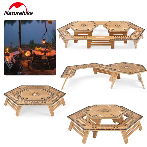 MEJA CAMPING HEXAGONAL NATUREHIKE NH21JU004