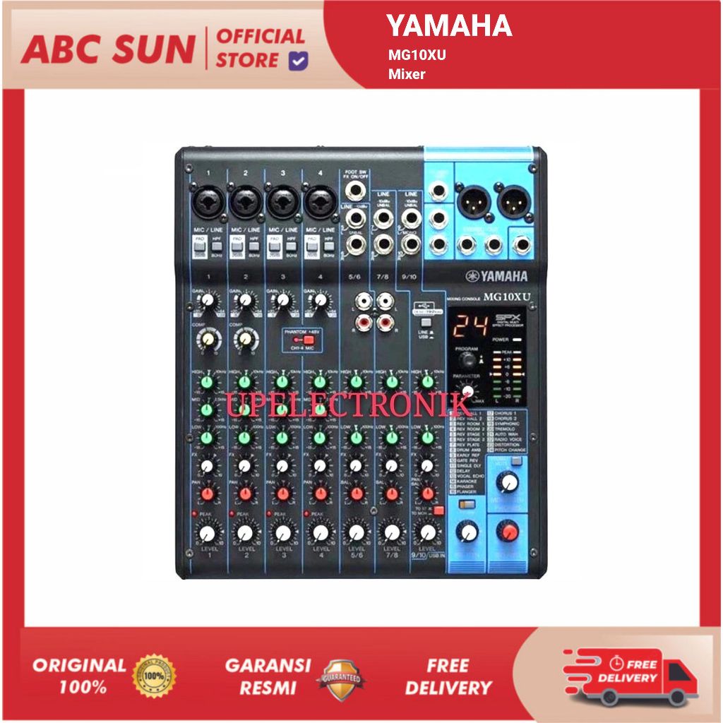 Mixer Yamaha MG10XU Original Yamaha MG 10 XU
