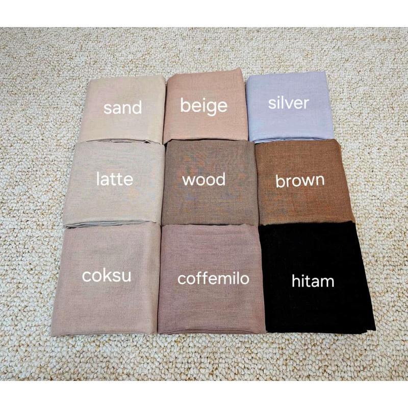 Kerudung Paris Segiempat / Segiempat Paris / Kerudung Segiempat