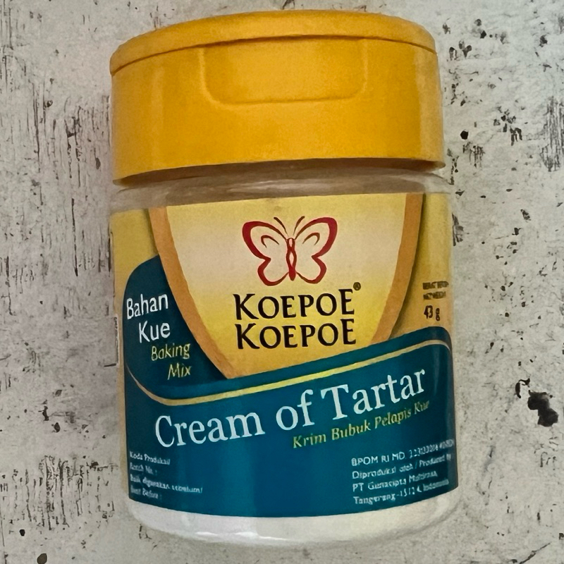 

Cream Of Tartar Koepoe Koepoe 43 gram