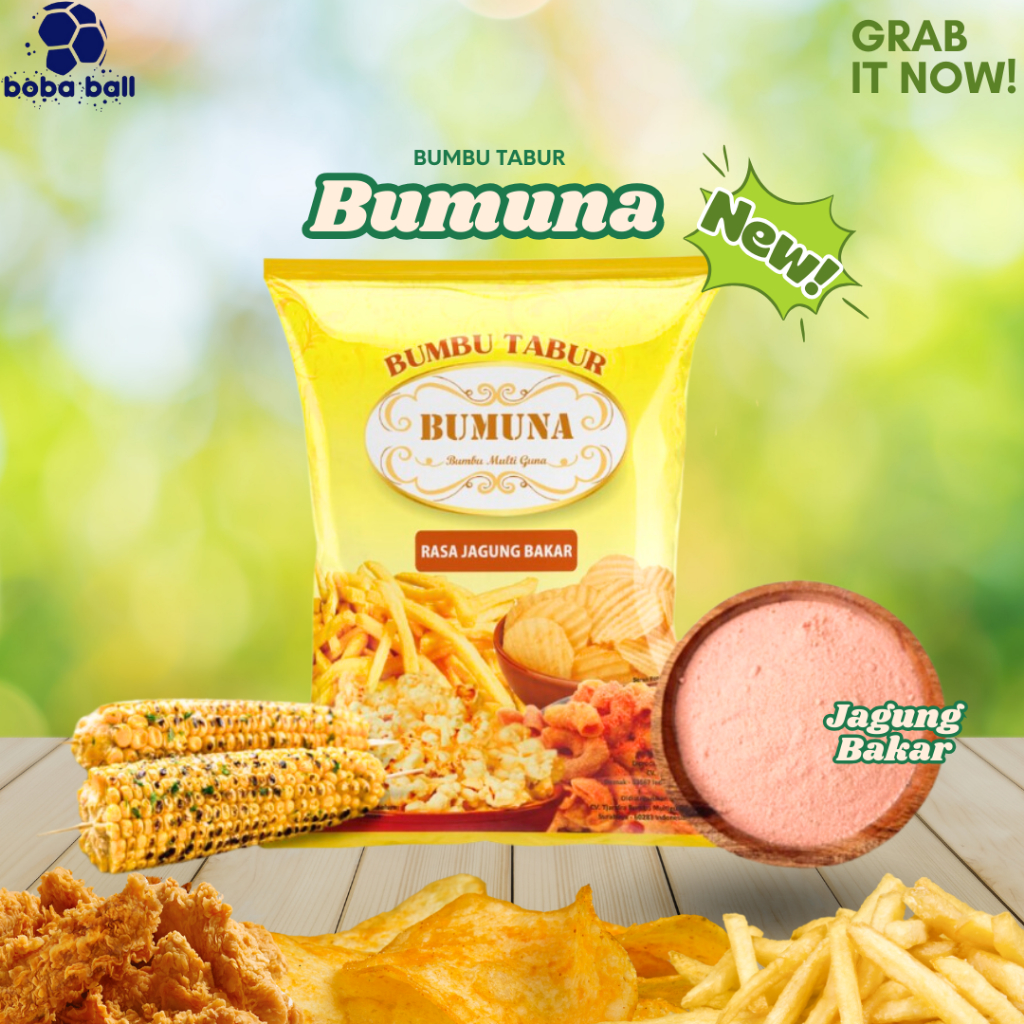 

Bumuna Bumbu Rasa Jagung Bakar | Bubuk Tabur Premium Kentang Keripik Makaroni 1 Kg