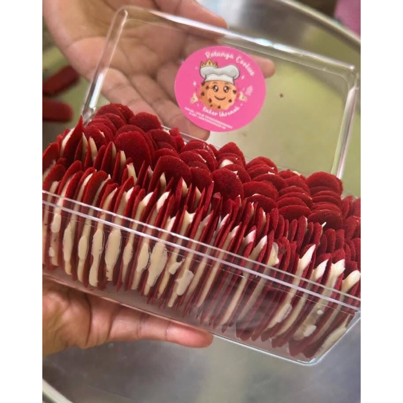 

lidah kucing redvelvet keju & Nutella
