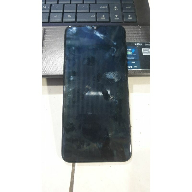 LCD + frame samsung a30s original copotan normal