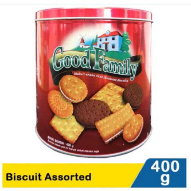 

GOOD FAMILY BISCUIT ANEKA RASA (ASSORTED BISCUIT) 400gr