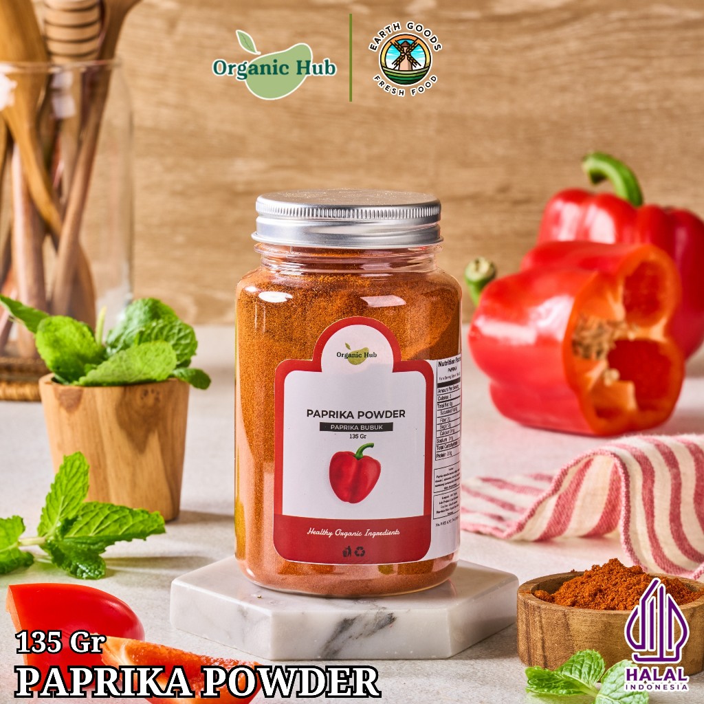 

Organic Hub Paprika Bubuk Asli Rempah Bumbu Dapur Premium Papprika Powder 135 gr