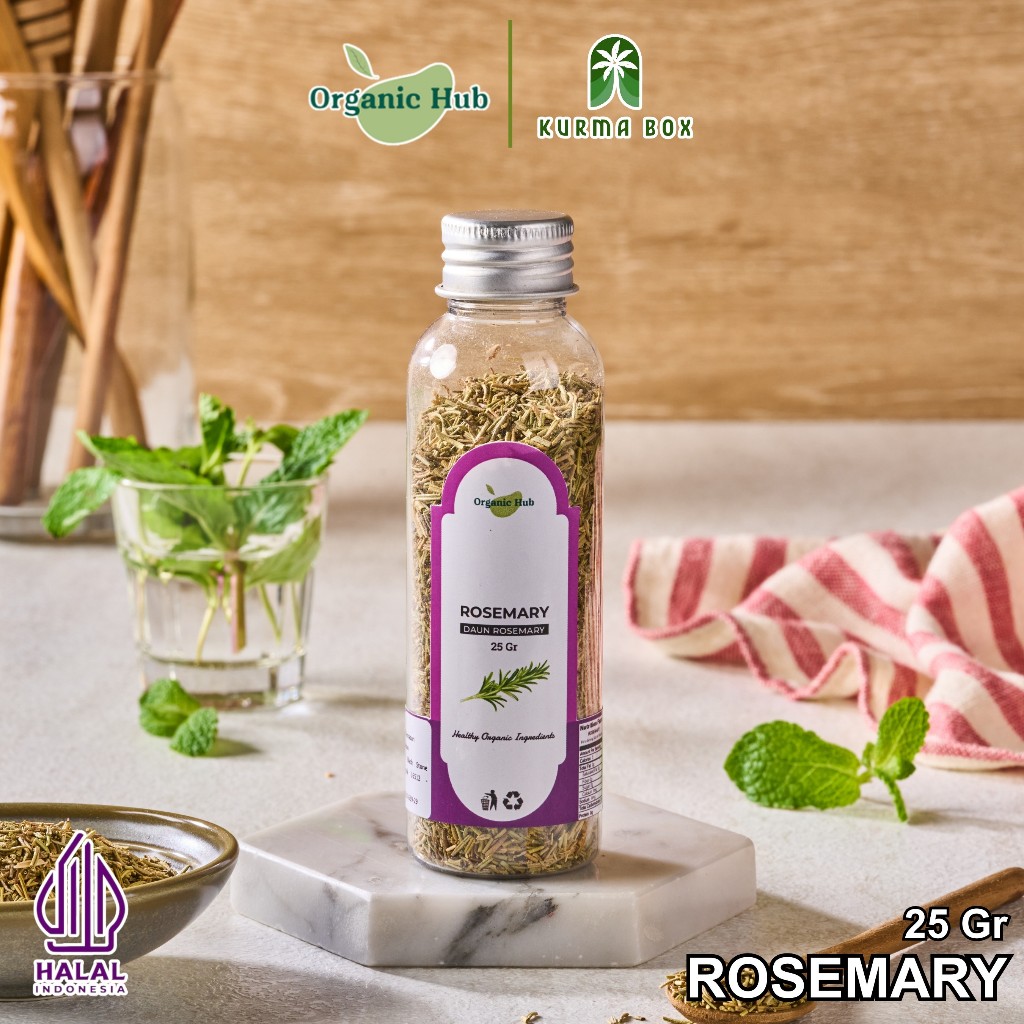

Organic Hub Rosemary Premium Quality 100% Murni Organik Rempah Bumbu Dapur 25 gr
