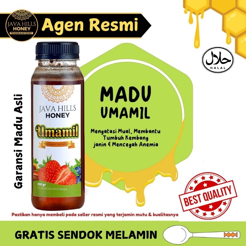 

Java Hills Honey Madu Umamil Herbal Asli Murni Premium Mengatasi Mual Membantu Tumbuh Kembang Janin Mencegah Anemia Bisa COD Bayar Ditempat | Javahills Honey