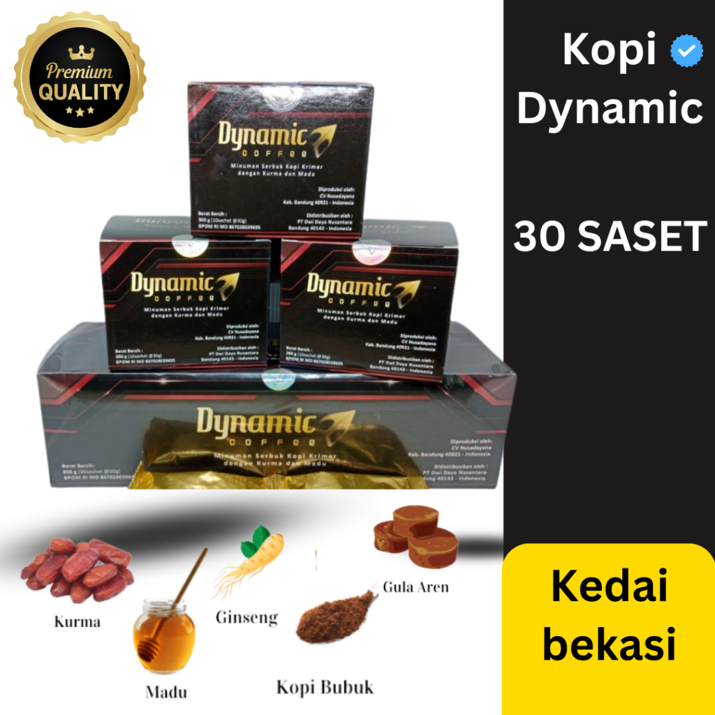 

Kopi Stamina - Kopi Kesehatan - Kopi Dinamik - Kopi Dynamic isi 30 Saset