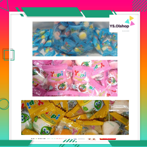 

ECER || Yupi Kiss Strawberry, Kiss Mango & Fruity Puff 2.4 Gram expired 2026 /YS.OLSHOP2020