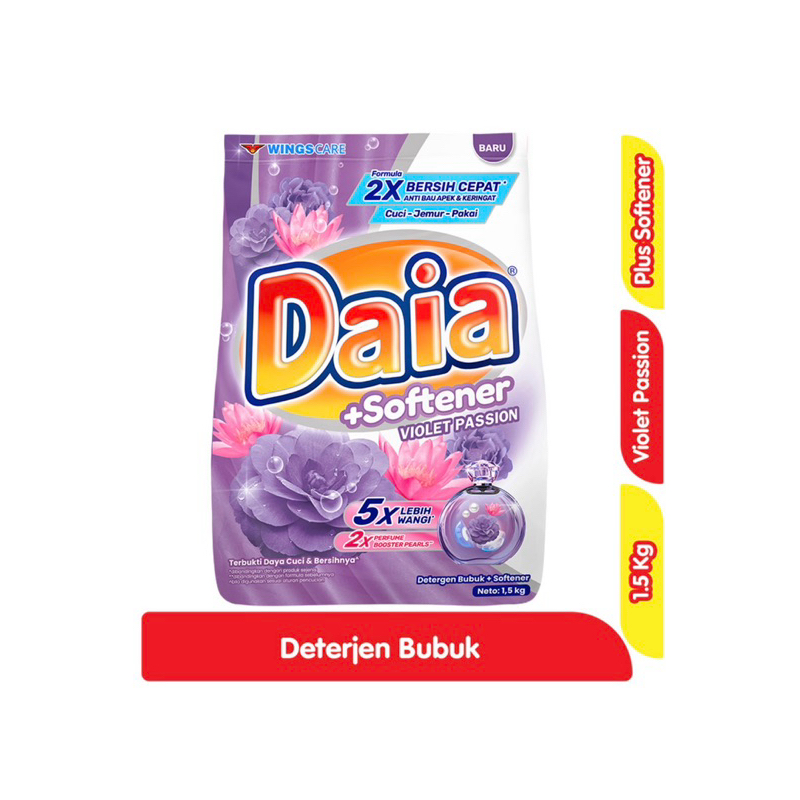 DAIA Deterjen Softener 1,5 Kg - Deterjen Bubuk